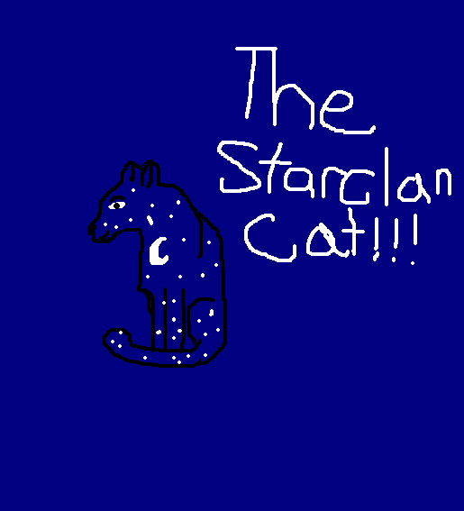 The world of starclan in 1 cat by Bluestar2007