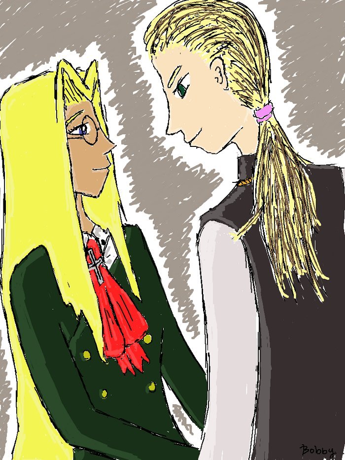 Integra and Enrico! (Coloured.) by Bobby