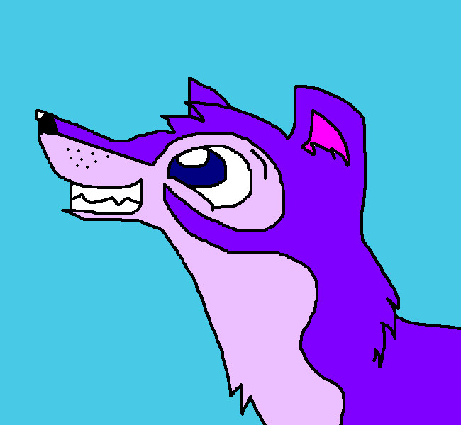 Purple Wolf by Bobbynerd