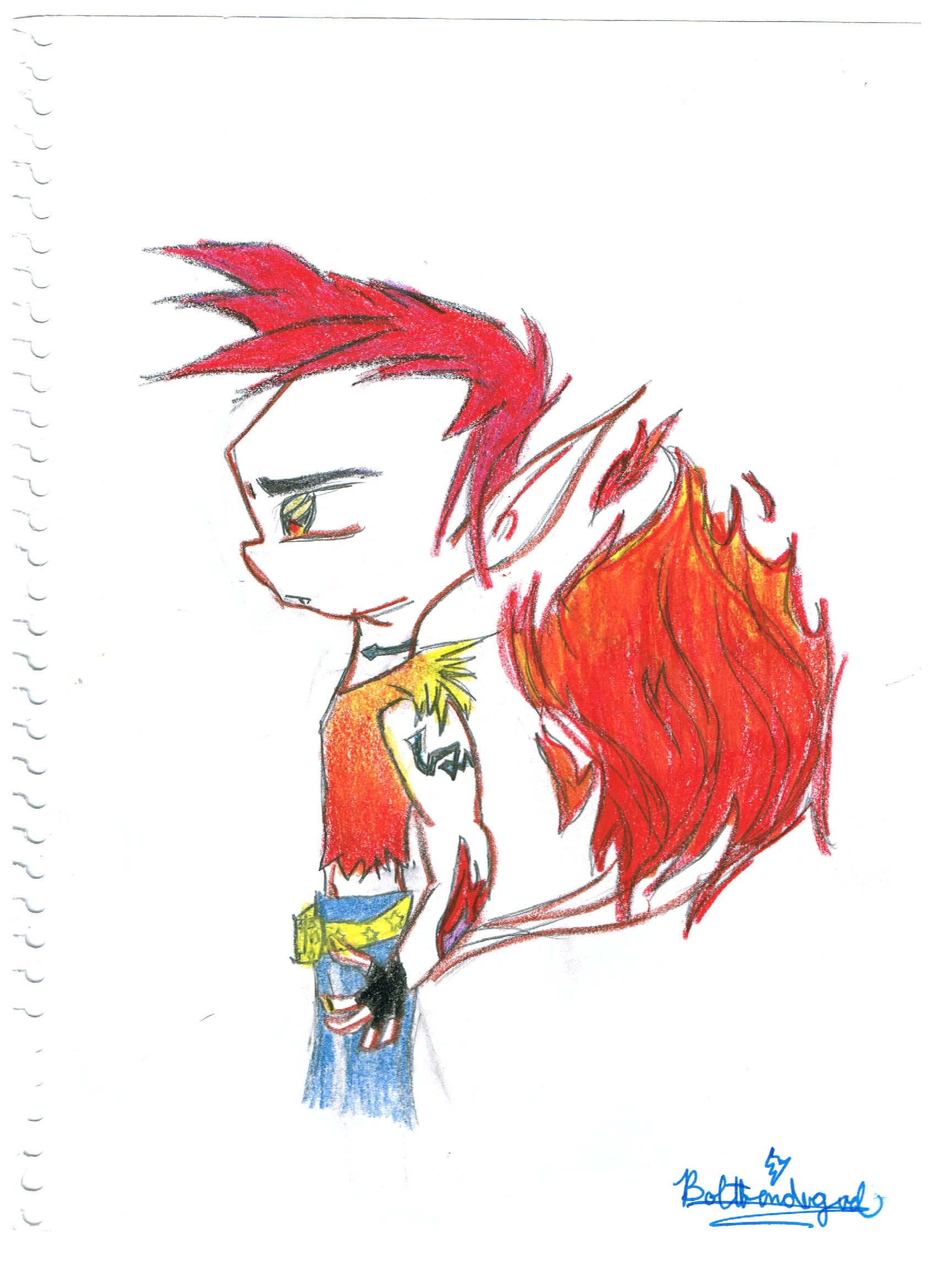 Fire dude!!!!! by Boltbendergirl