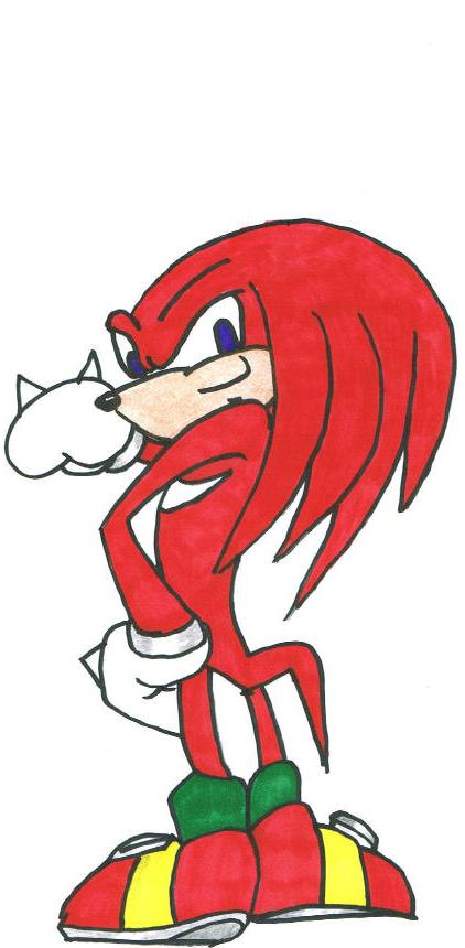 a pic of knux by Boltbendergirl