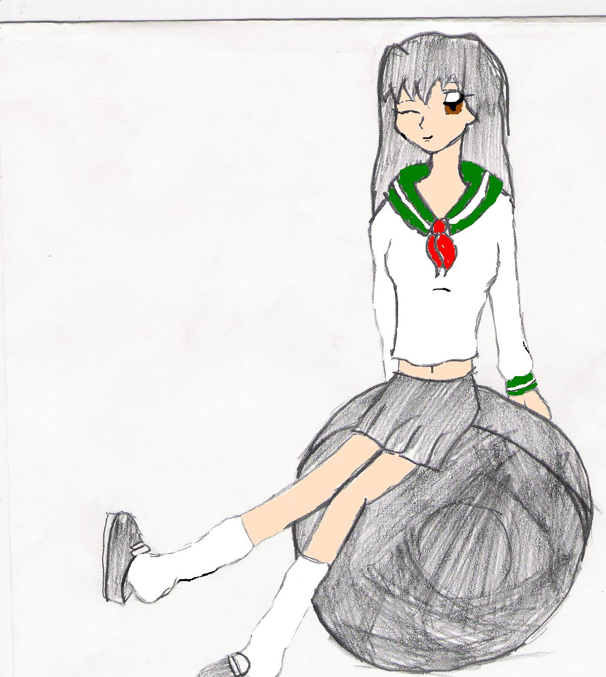 Kagome's on her period XD by BonzsGirlie