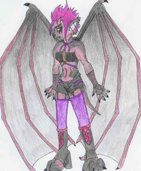 Bat-anthro by Boos_girl