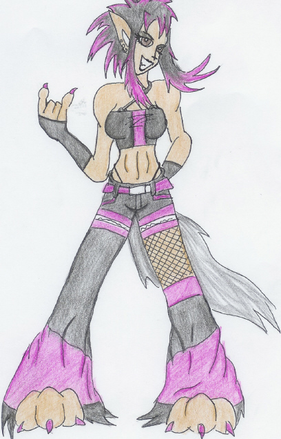 Myself-wolf-anthro by Boos_girl