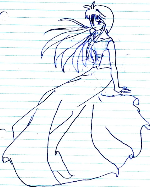 girl in dress by Boromir8