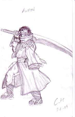 Auron ready for action by Boss_Man7089