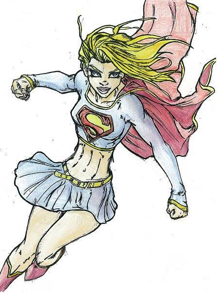 Supergirl Coloured by Boss_Man7089
