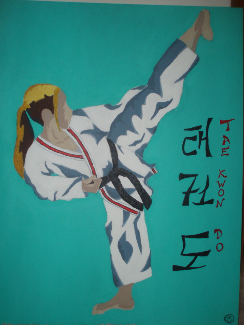 Tae Kwon Do Sidekick by BoulderTigre