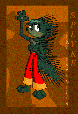 Splyke the porcupine by Bouncy_The_Chao