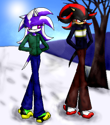 A walk through the snow by Bouncy_The_Chao