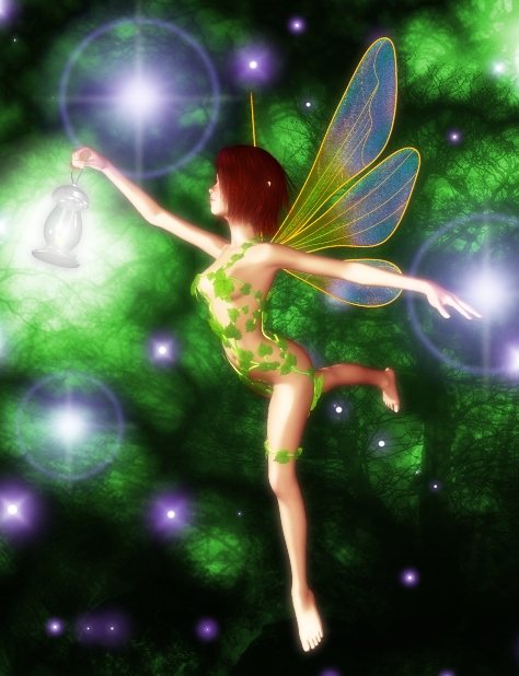 Fairy in Flight by Bowiegranap2