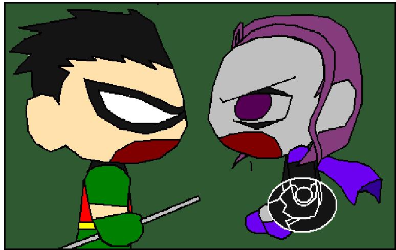 Raven And Robin Argue by BoyIsCool