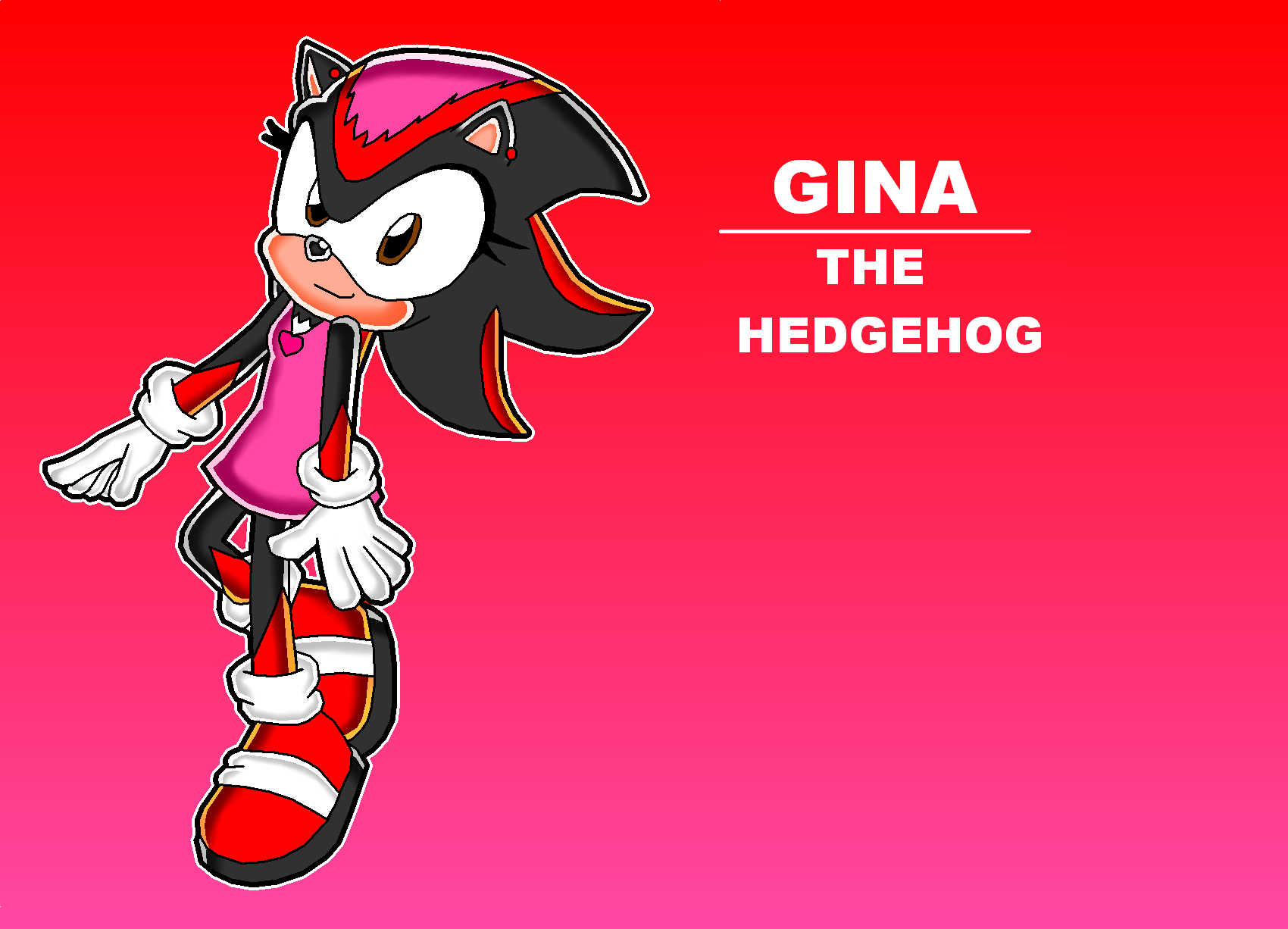 Gina the Hedgehog(Request for Ginathehedgehog) by BoyIsCool