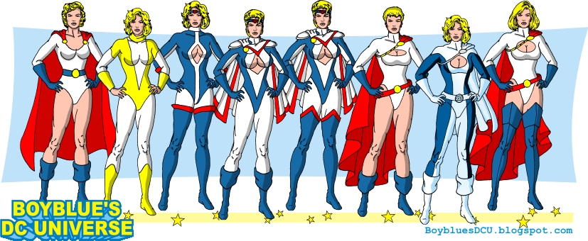 Power Girl costumes by BoybluesDCU