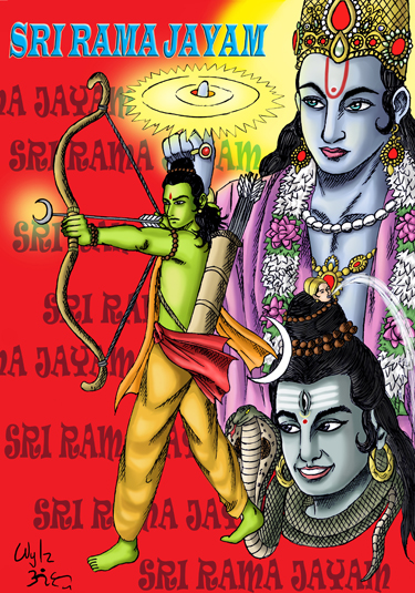 Vishnu's seventh Avatar by Boykampilan
