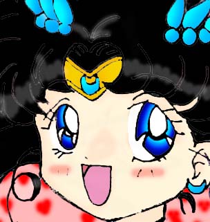 Sailor Mini Moon Colored *Goth Sorta* lol by BrainDead