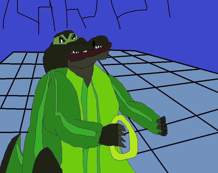 King Gator in the Grid by Brambleheart92