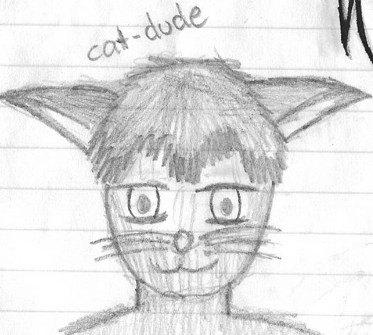 Cat-dude by Brandon-chan