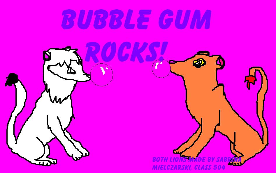 bubble gum rocks! by Brinazarski