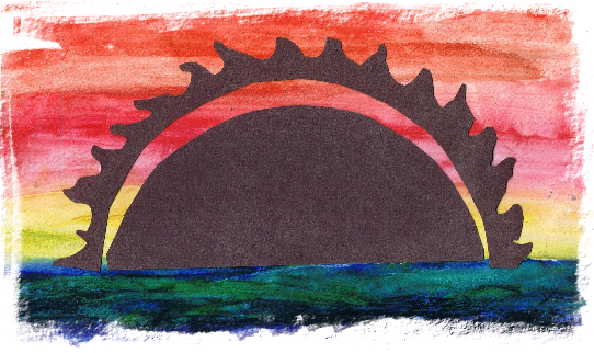 Sun Watercolour by BrokenButterfly