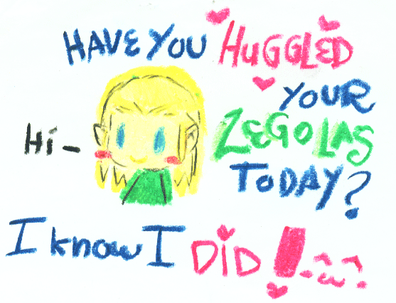 Have you huggled your Legolas today? by BrokenDeathAngel