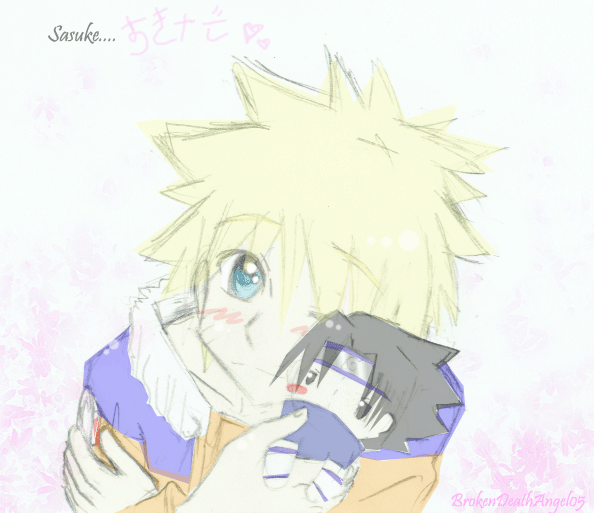 Naruto hugs a... by BrokenDeathAngel