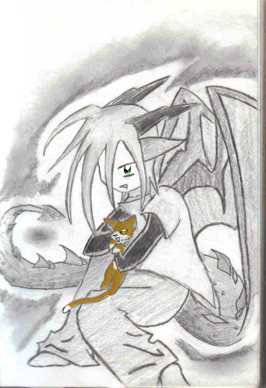 EMO dragon kid? by BrokenMoonScar