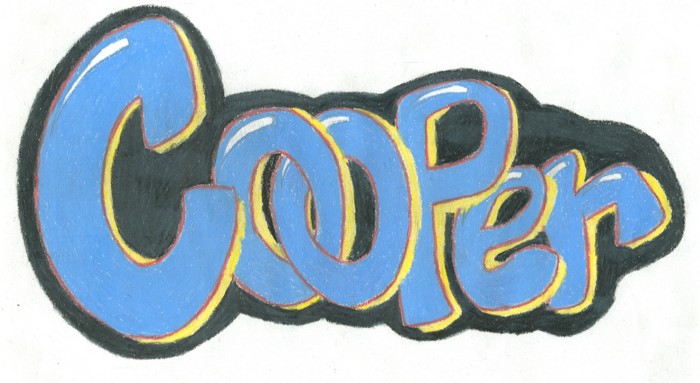 Cooper 'Grafitti' Letters by Broken_Spirit