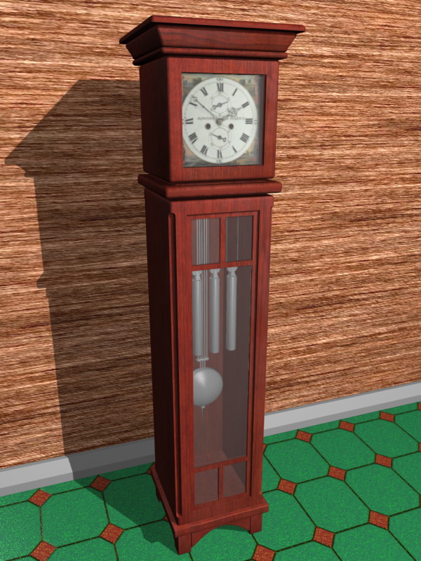 Grandfather Clock by Bruth