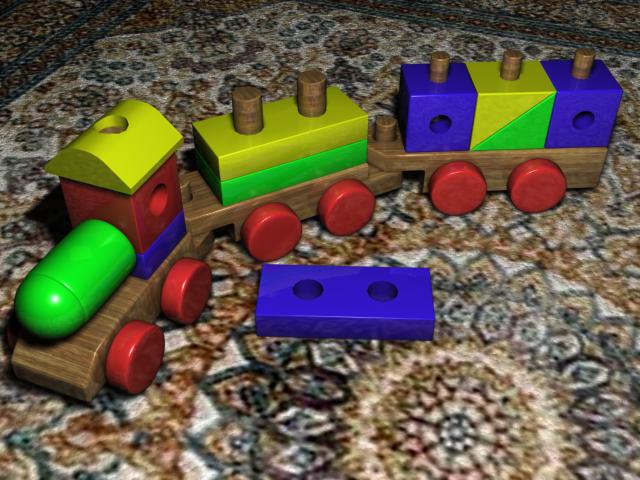 Toy Train by Bruth