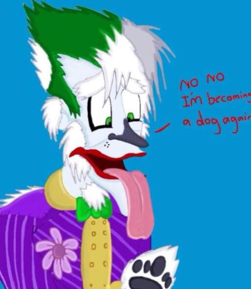 Joker is in a very hairy situation by BtasJokerFan