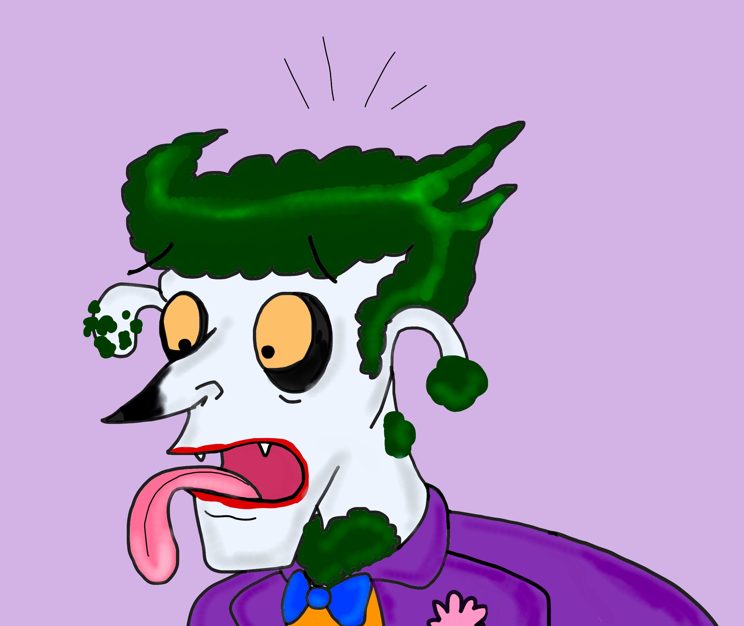 Joker doesn't want to be a stinking poodle dog by BtasJokerFan