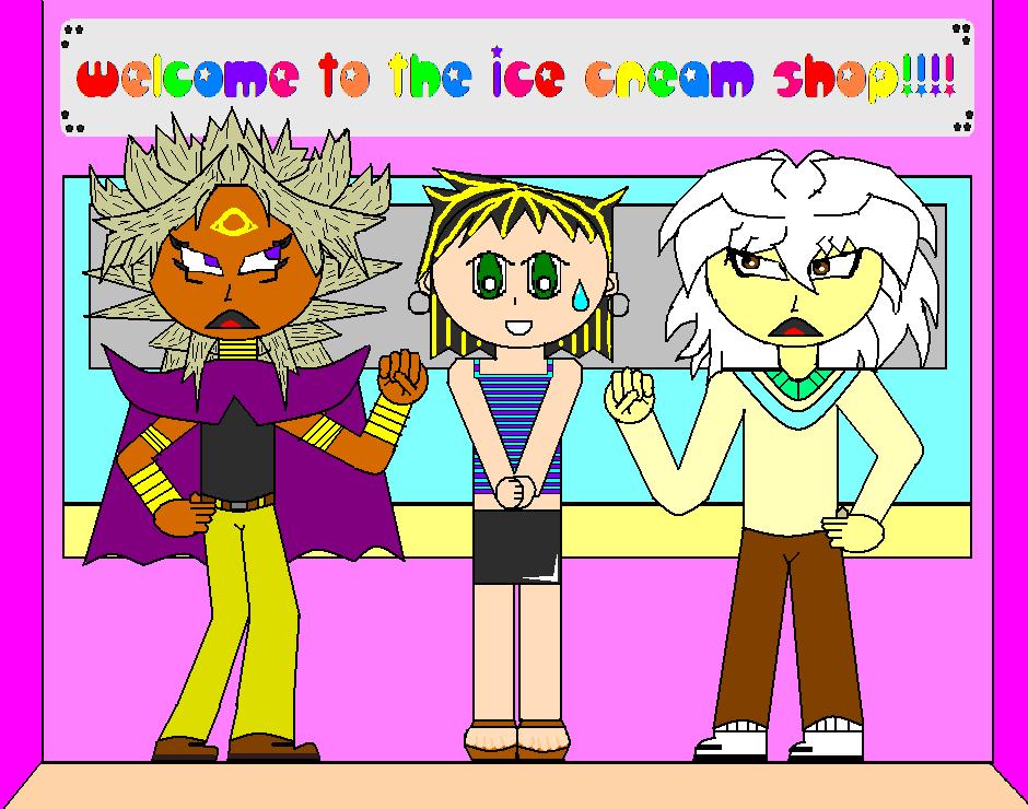 Ice Cream Fight (Request for YGO4EVER) by Bubblegum_Confection