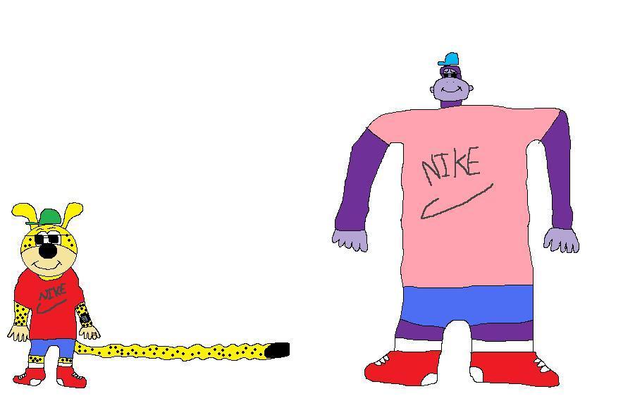 Disney's Marsupilami Nike. by BuddyBoy600alt