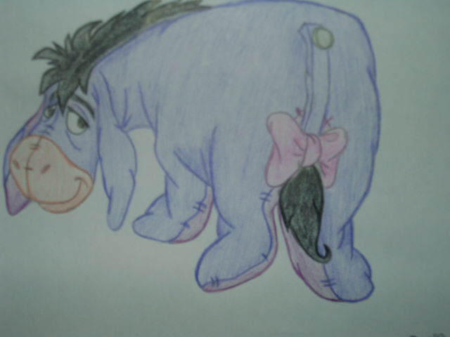 Eeyore with a little smile by Buffycarrie