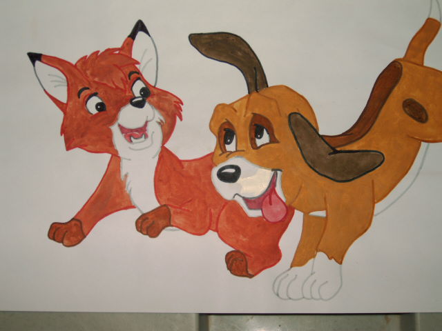 Tod and Copper by Buffycarrie