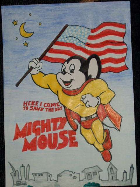 Mighty Mouse by Buffycarrie