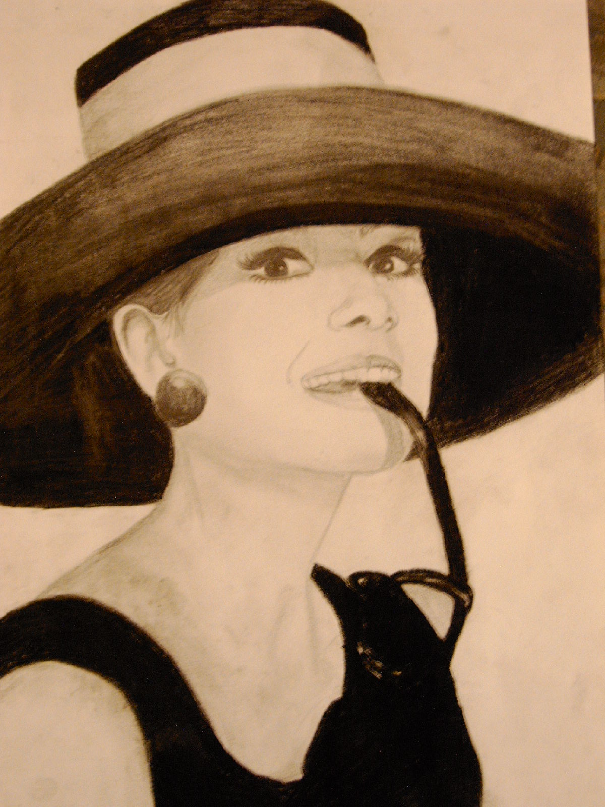 Audrey Hepburn by Buffycarrie