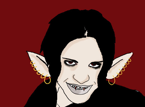 Demon Vampire by Bullet_with_Butterfly_wings