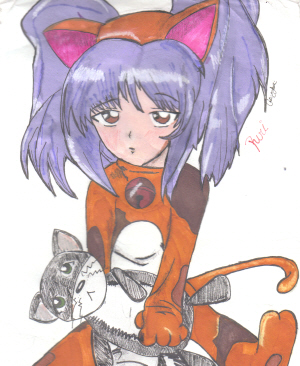 Ruri Cat girl by Bullet_with_Butterfly_wings