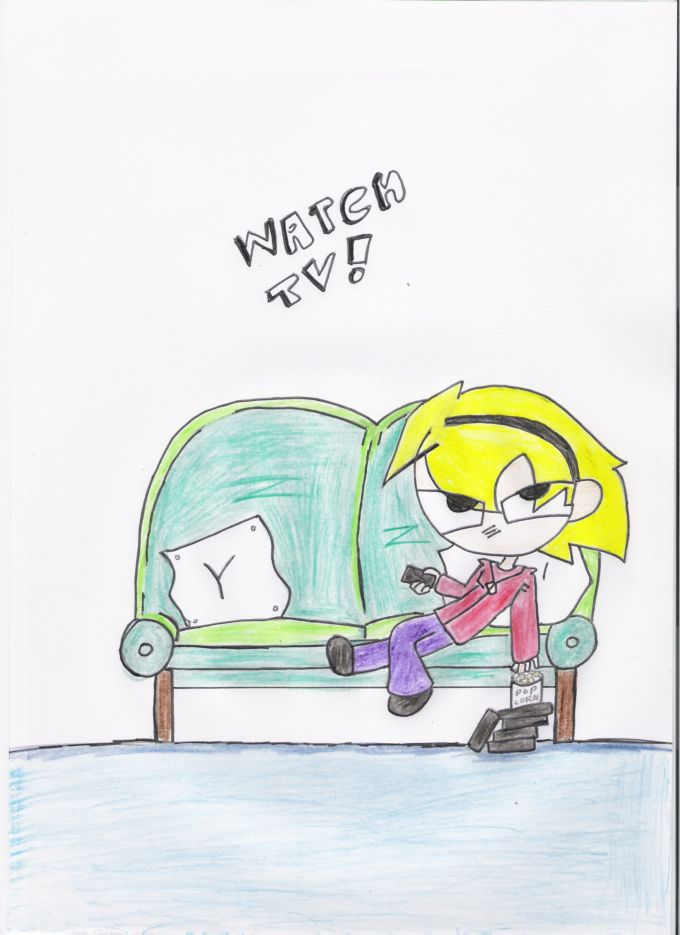 mandy on couch! by Bulletproofskunk