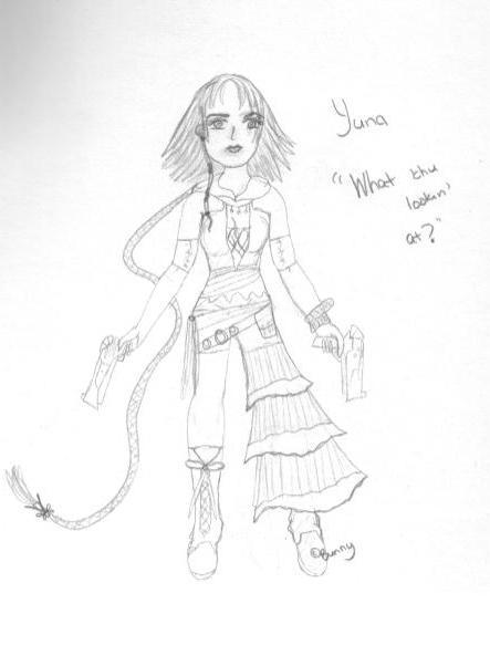 Yuna from FFX-2 by BunnyLuna