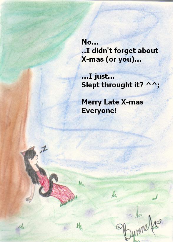 Merry Late Xmas!! ^^ by BunnyLuna