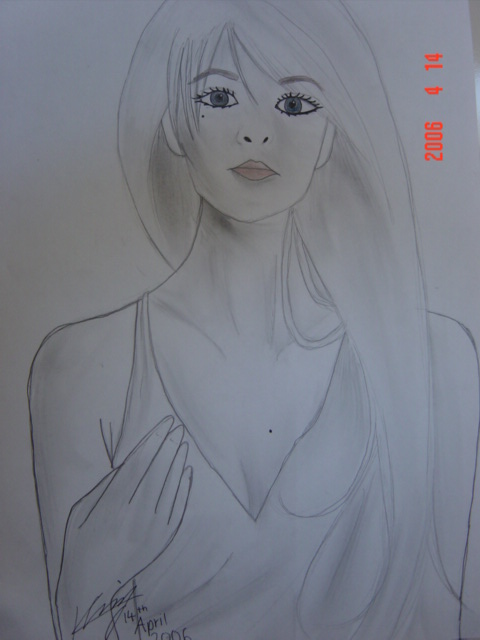 +Sketch+ Girl by Burningpetals