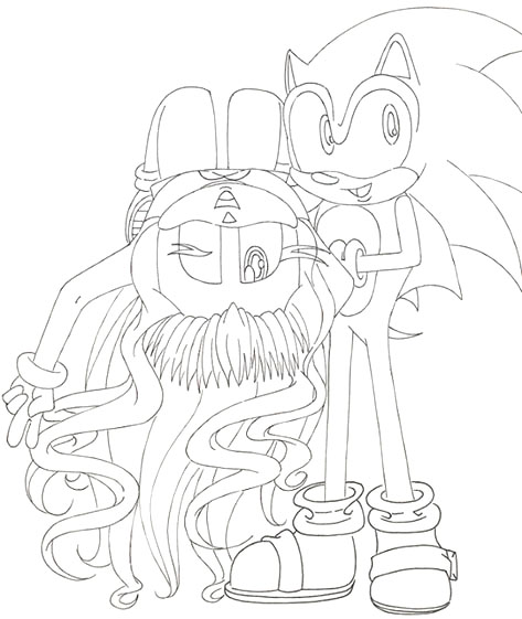 Sonic&Cassy (Cutesonic Request) by ButterflyKisses