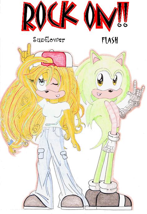 Sunflower & Flash (Request) by ButterflyKisses