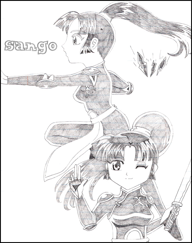 Sango Sketchy by ButterflyKisses