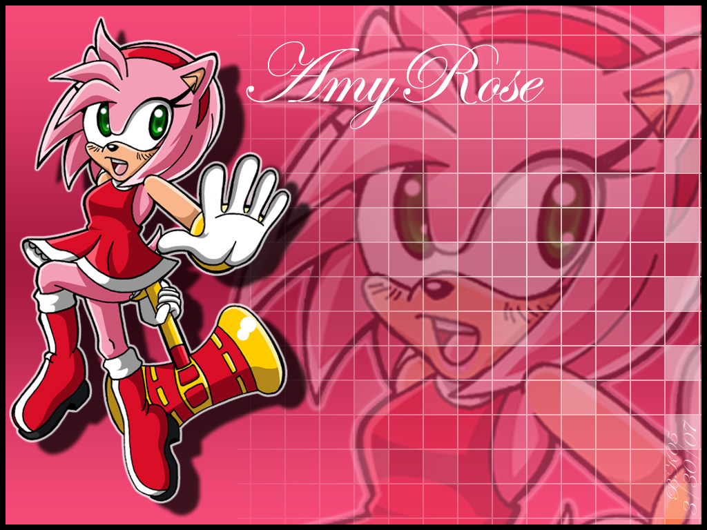 Amy Rose Wallpaper:. by ButterflyKisses
