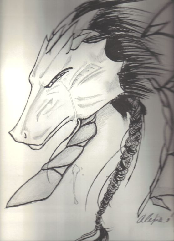 Dragon (in Ink) by Butterfly_Chaiser