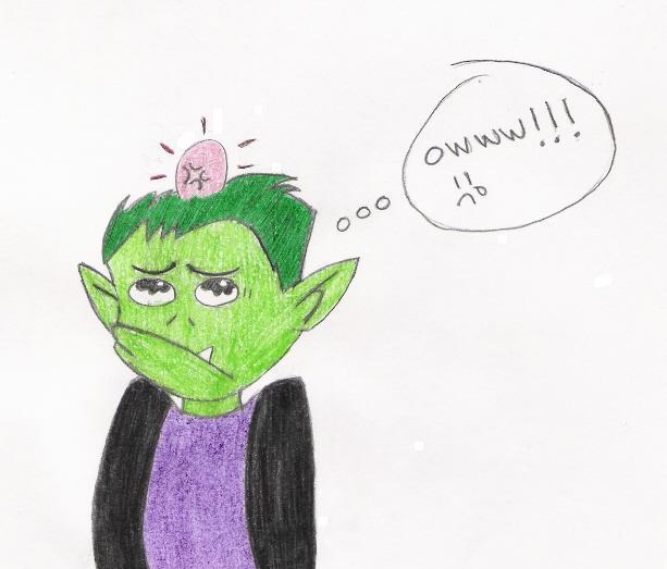 Beastboy being a baby by babymonster